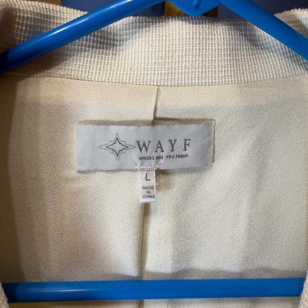 NWOT Wayf Off-White Blazer - Picture 3 of 7